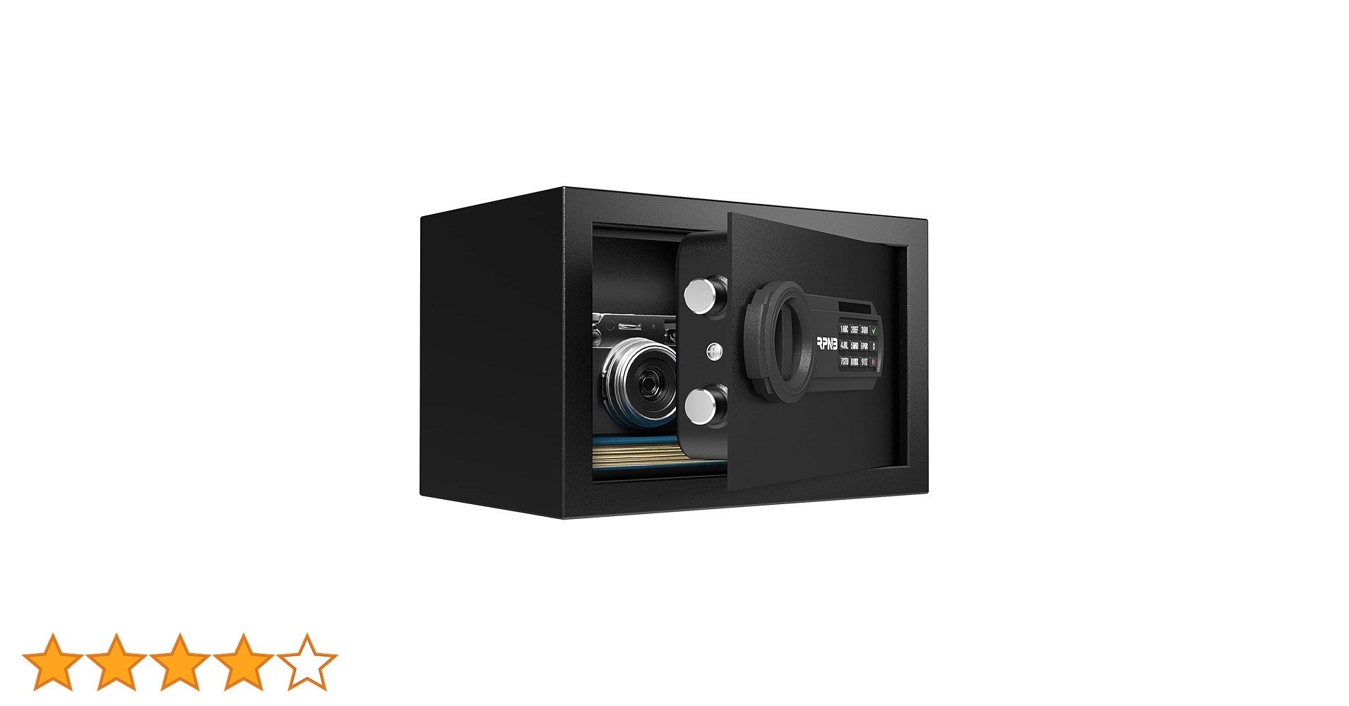 Amazon.co.jp: RPNB 金庫 家庭用 小型 電子金庫 保管庫 防犯セーフ